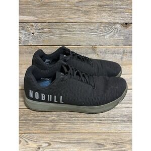 No Bull Shoes Mens 12.5 Womens 14 Sneakers Black Lace up Casual Low Top Comfort